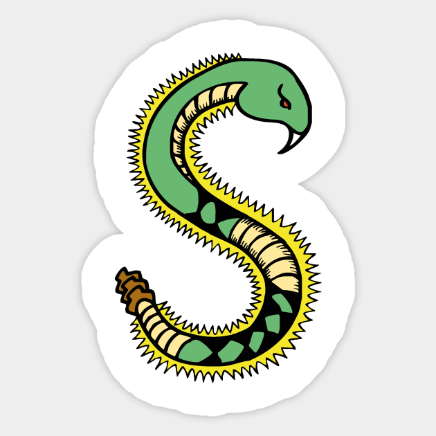 Crazy Monogram S Sticker by Tylwyth